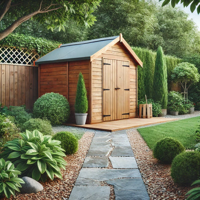 The right location for your wooden shelter in the garden