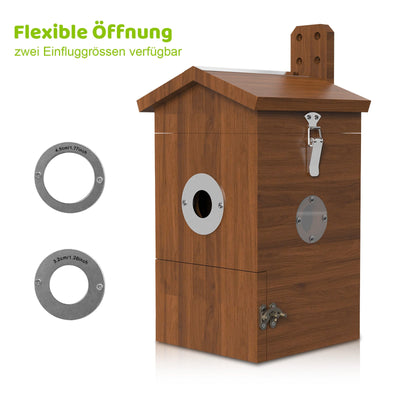 Vogel Nistkasten mit Kamera