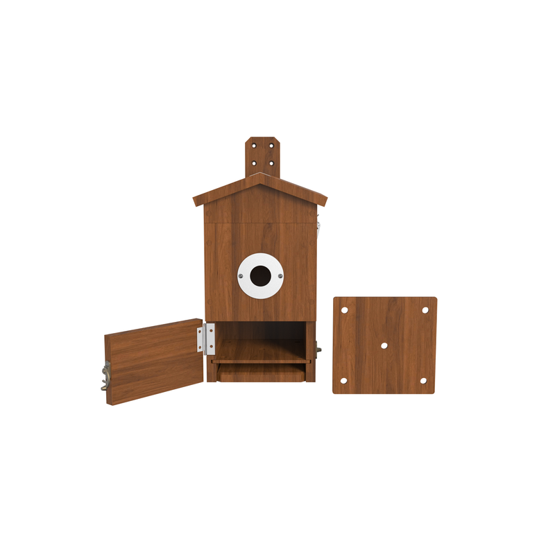 Nistkasten mit Kamera & Futterhaus mit Kamera – Komplettset
