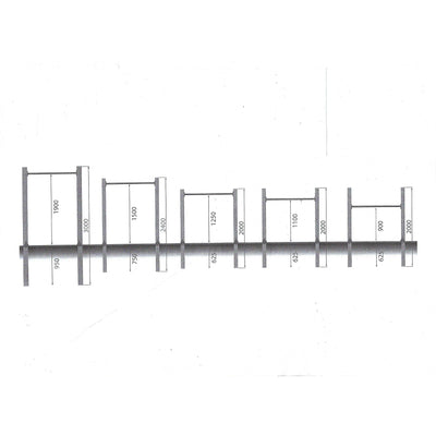 Reckstange Only Edelstahl 90cm Sanilu Sanilu