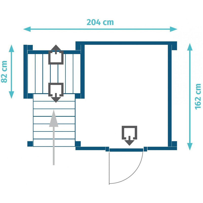 Spielturm Lookout 1.1 Sanilu® Clean Sanilu