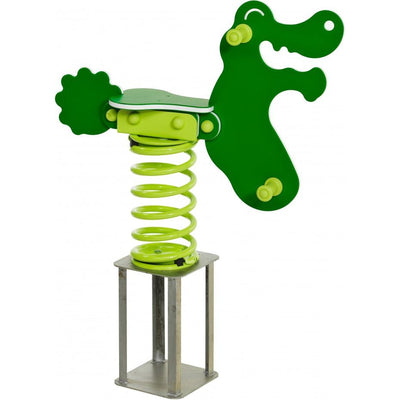 See-saw - spring rocker crocodile with spring and anchor