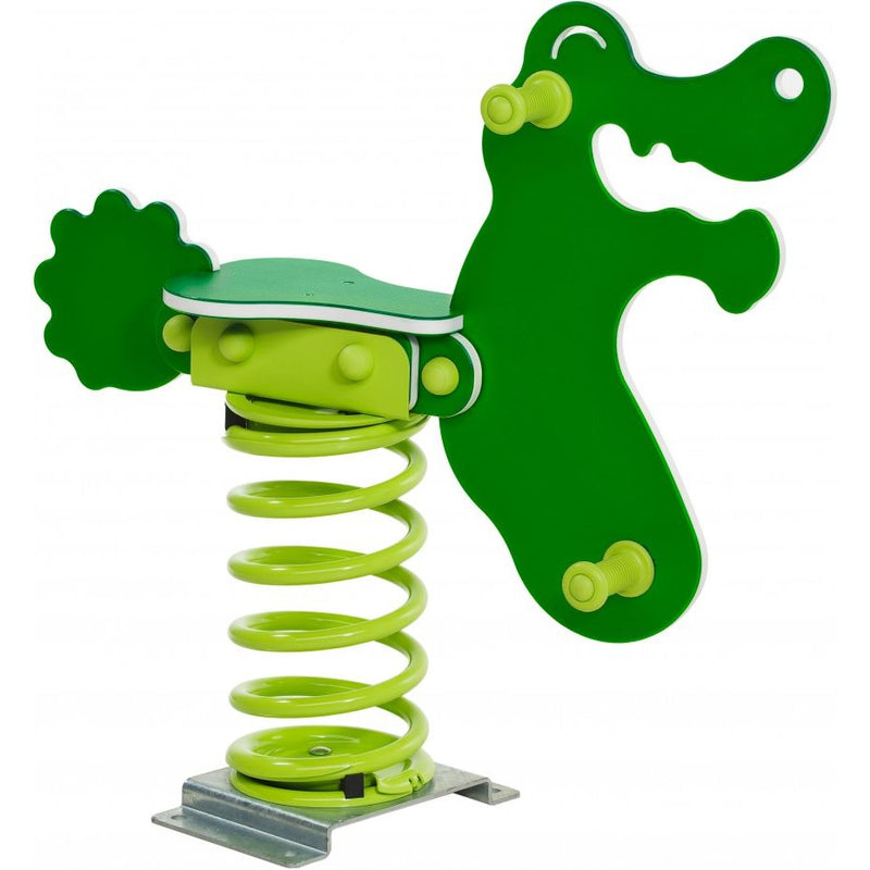 See-saw - spring rocker crocodile with spring and anchor