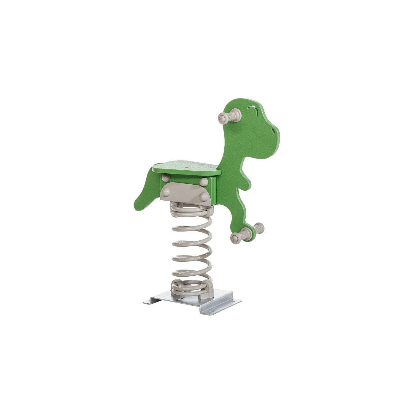 Spring rocker T-Rex - Robust and safe for public playgrounds